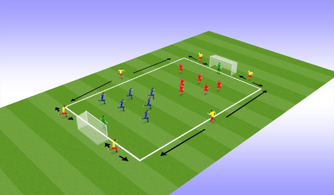Football/Soccer Session Plan Drill (Colour): Screen 1