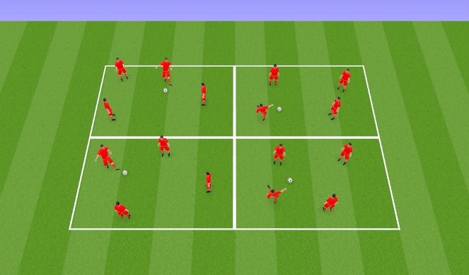 Football/Soccer Session Plan Drill (Colour): Screen 1