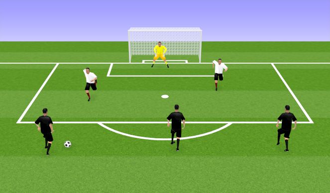 Football/Soccer Session Plan Drill (Colour): Screen 3