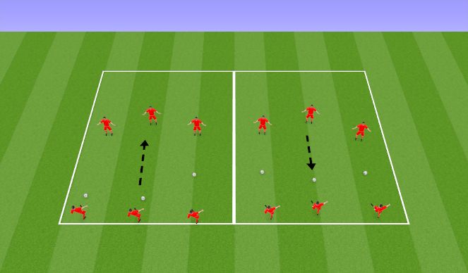 Football/Soccer Session Plan Drill (Colour): Screen 1