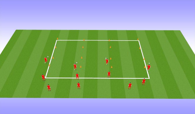 Football/Soccer Session Plan Drill (Colour): Screen 1