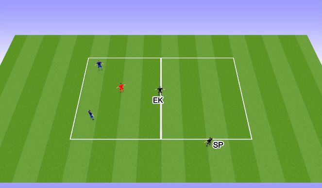 Football/Soccer Session Plan Drill (Colour): Rondo
