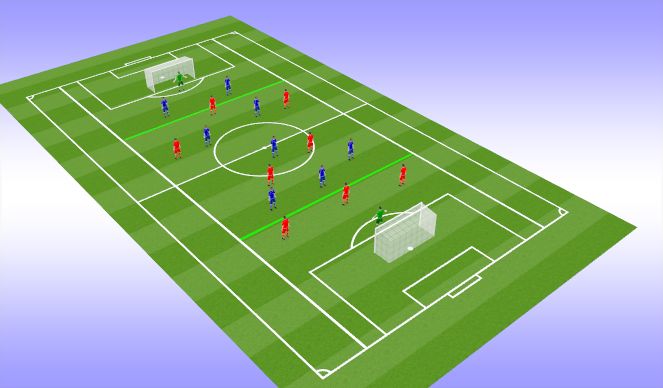 Football/Soccer Session Plan Drill (Colour): Training Game