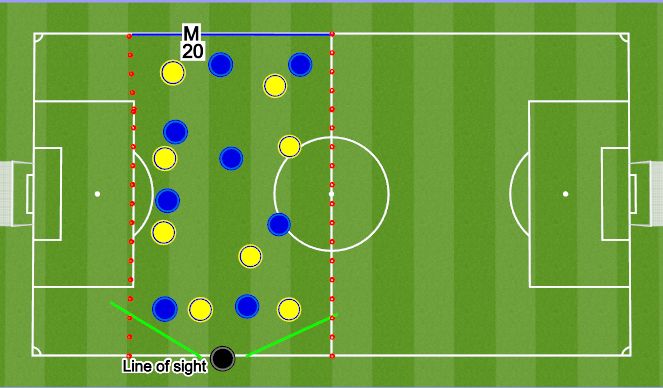 Football/Soccer Session Plan Drill (Colour): Warm-Up