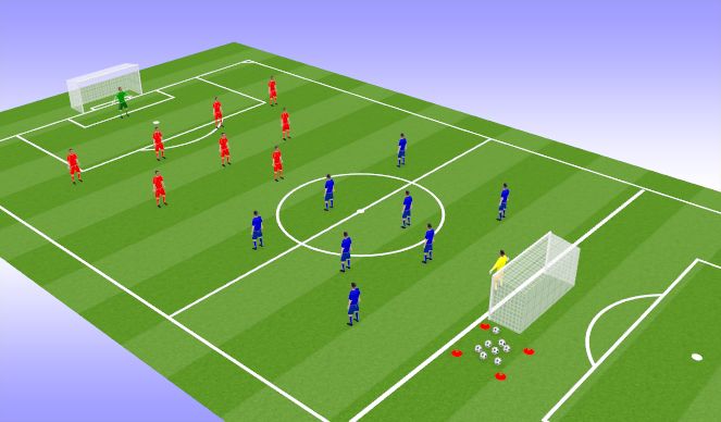 Football/Soccer Session Plan Drill (Colour): Screen 2