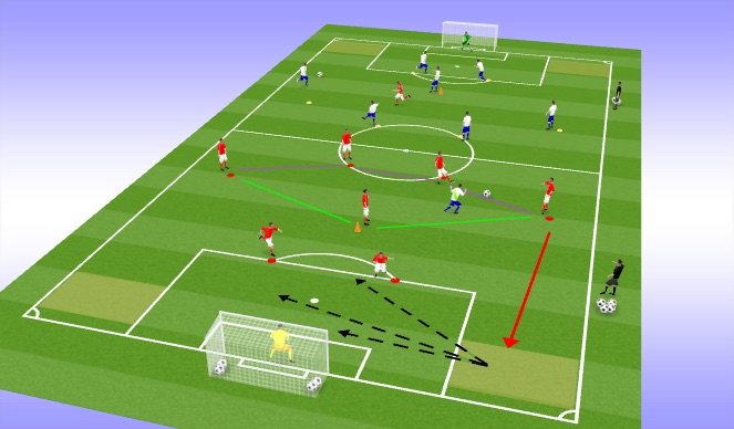 Football/Soccer Session Plan Drill (Colour): TR2