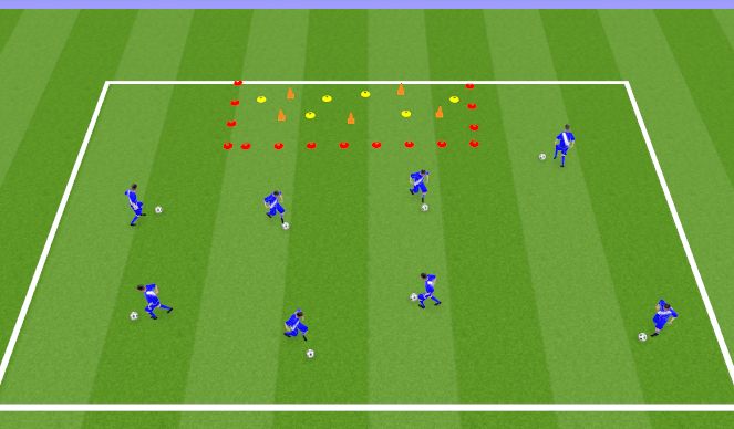 Football/Soccer Session Plan Drill (Colour): Astronaut Training