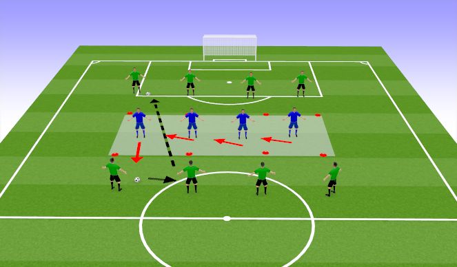 Football/Soccer Session Plan Drill (Colour): PG