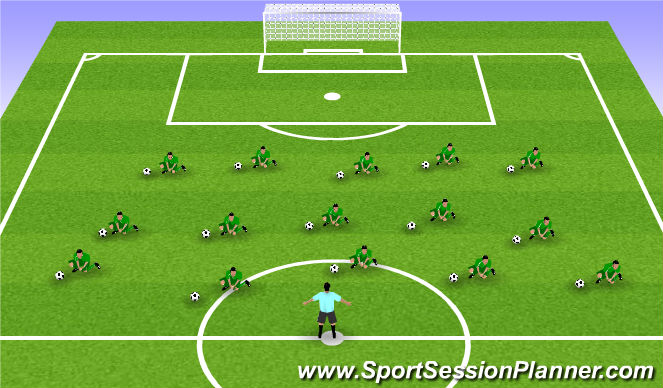 Football/Soccer Session Plan Drill (Colour): Collapse Save