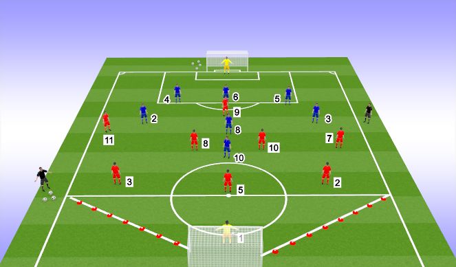 Football/Soccer Session Plan Drill (Colour): Frame 4
