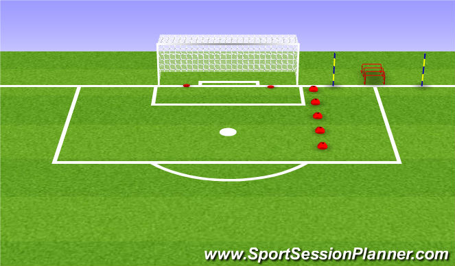 Football/Soccer Session Plan Drill (Colour): Screen @~~@
