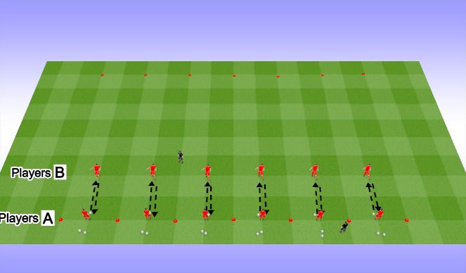 Football/Soccer Session Plan Drill (Colour): Screen 1