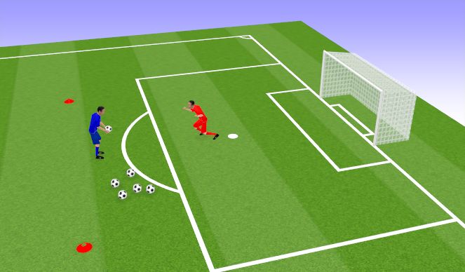 Football/Soccer Session Plan Drill (Colour): Screen 1