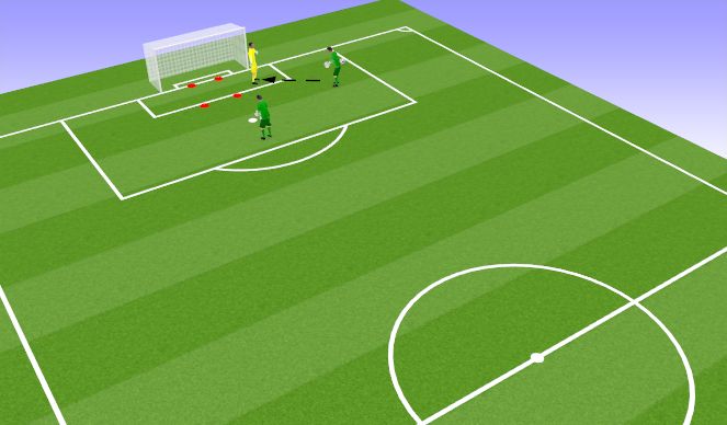 Football/Soccer Session Plan Drill (Colour): Screen 1