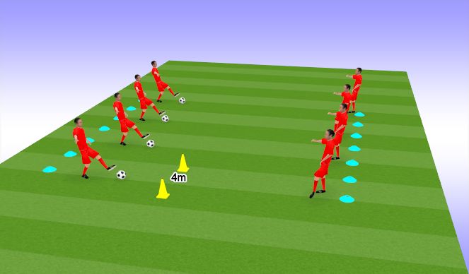 Football/Soccer Session Plan Drill (Colour): EX de DEV.1