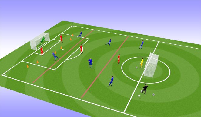 Football/Soccer Session Plan Drill (Colour): EX. de DEV 3 