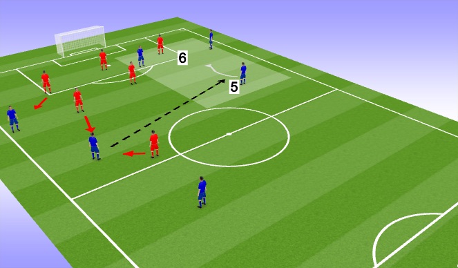 Football/Soccer Session Plan Drill (Colour): Screen 3