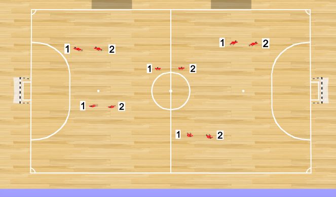 Futsal Session Plan Drill (Colour): Drill 1