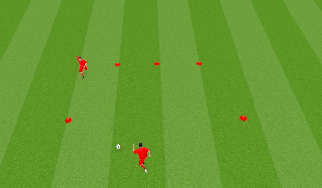 Football/Soccer Session Plan Drill (Colour): Control-pase (técnica de golpeo)
