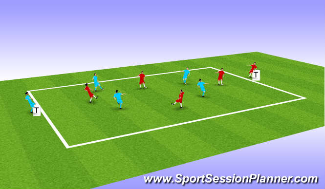 Football/Soccer Session Plan Drill (Colour): Screen 1