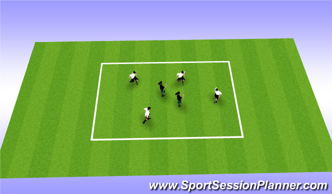 Football/Soccer Session Plan Drill (Colour): Foam Goal
