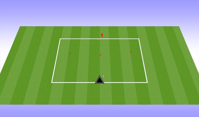 Football/Soccer Session Plan Drill (Colour): Catching out of the air