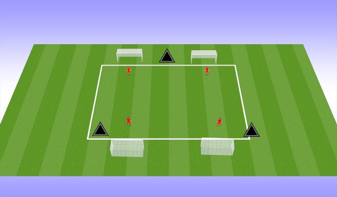 Football/Soccer Session Plan Drill (Colour): Batting Practice