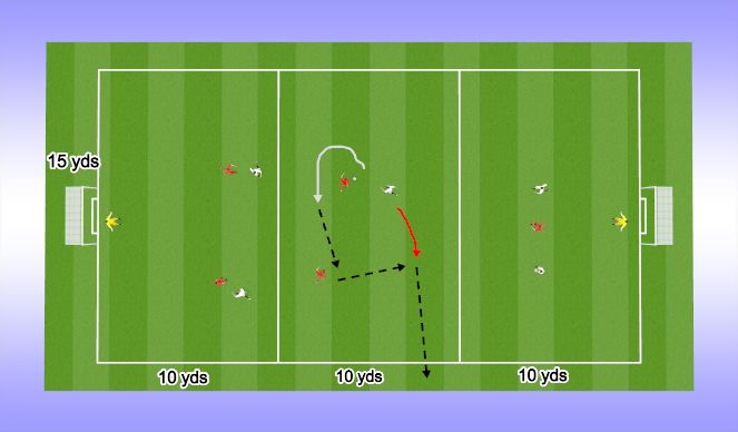 Football/Soccer Session Plan Drill (Colour): Screen 2