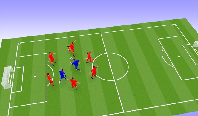 Football/Soccer Session Plan Drill (Colour): Screen 2