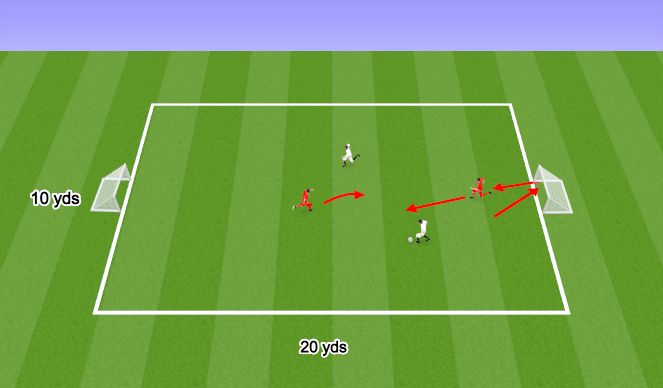 Football/Soccer Session Plan Drill (Colour): Screen 2