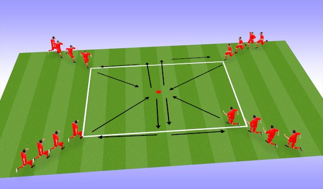 Football/Soccer Session Plan Drill (Colour): Screen 1
