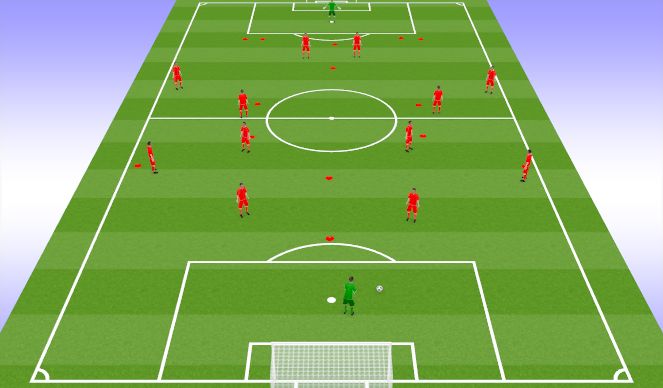 Football/Soccer Session Plan Drill (Colour): Overview