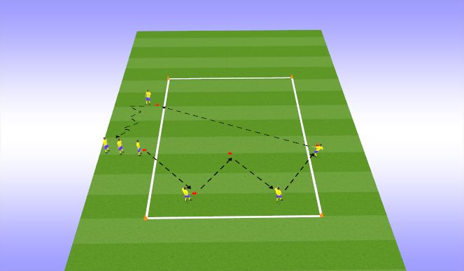 Football/Soccer Session Plan Drill (Colour): pattern