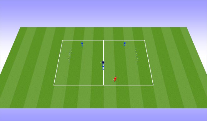 Football/Soccer Session Plan Drill (Colour): Extensive Technical 