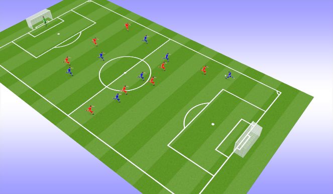 Football/Soccer Session Plan Drill (Colour): Screen 1