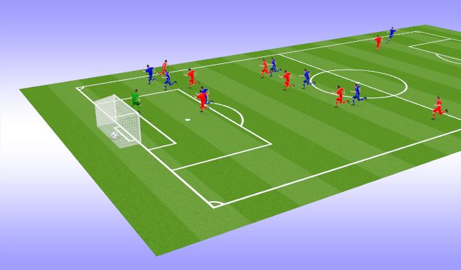 Football/Soccer Session Plan Drill (Colour): Screen 9