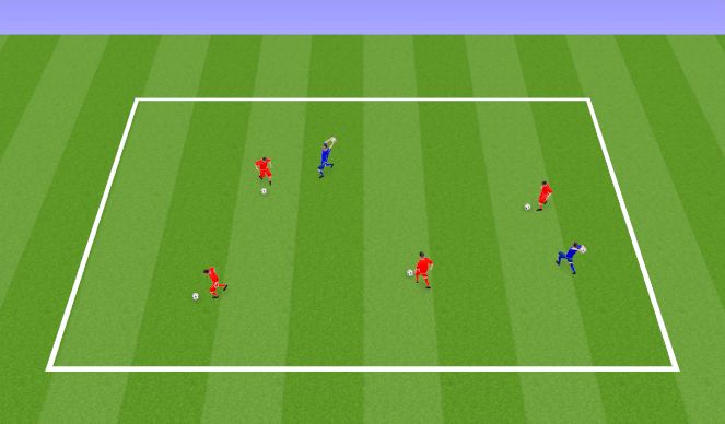 Football/Soccer Session Plan Drill (Colour): Boomball