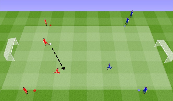 Football/Soccer Session Plan Drill (Colour): Screen 1