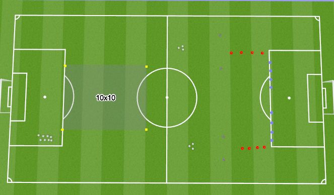Football/Soccer Session Plan Drill (Colour): Layout