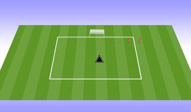 Football/Soccer Session Plan Drill (Colour): Diving