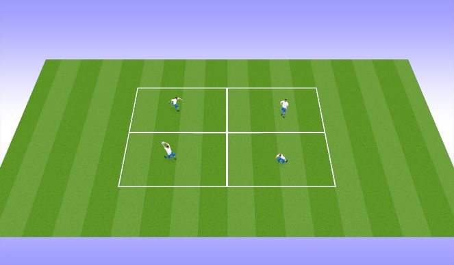 Football/Soccer Session Plan Drill (Colour): Cool down