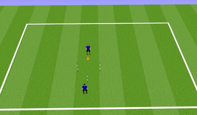 Football/Soccer Session Plan Drill (Colour): Exercise 1