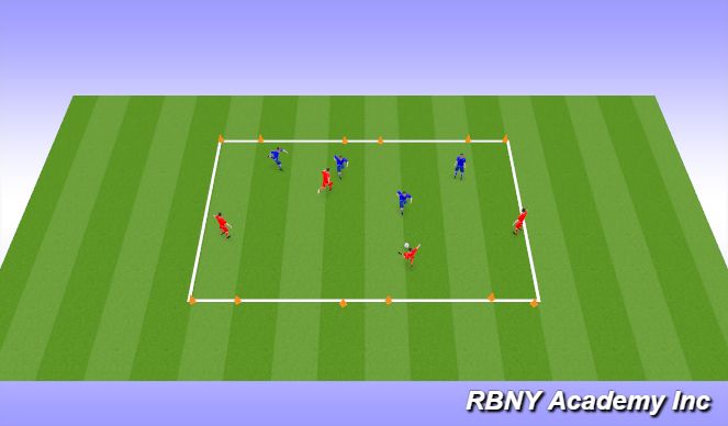 Football/Soccer Session Plan Drill (Colour): Screen 2