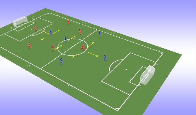 Football/Soccer Session Plan Drill (Colour): Game
