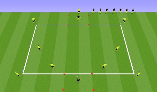 Fútbol Ejercicio del Plan de Sesiones (Color): Animation 1