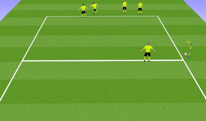 Football/Soccer Session Plan Drill (Colour): Animation 1