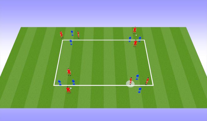 Football/Soccer Session Plan Drill (Colour): Screen 1