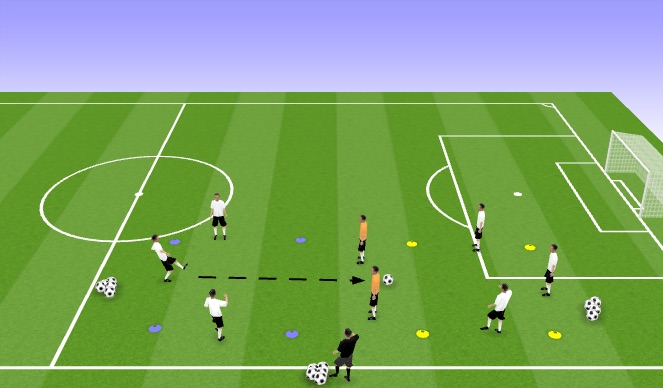 Football/Soccer Session Plan Drill (Colour): TR2