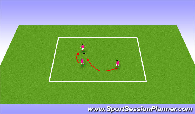 Football/Soccer Session Plan Drill (Colour): Warm Up