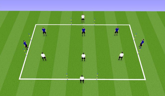 Football/Soccer Session Plan Drill (Colour): Progression